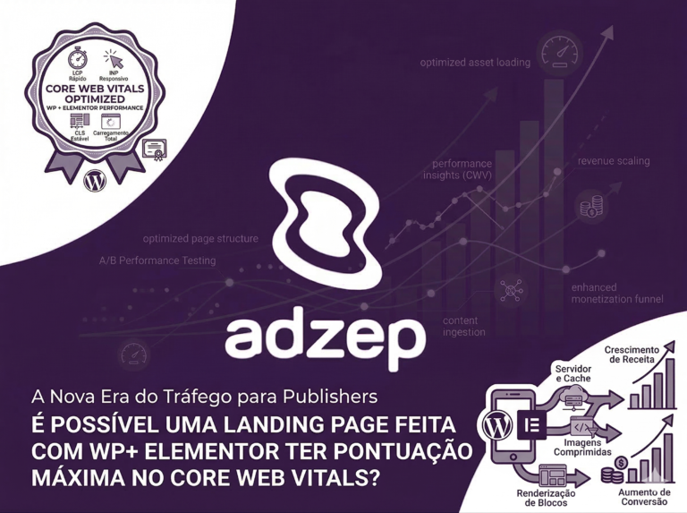 É possível uma landingpage feita com WP+ Elementor ter pontuação máxima no Core Web Vitals